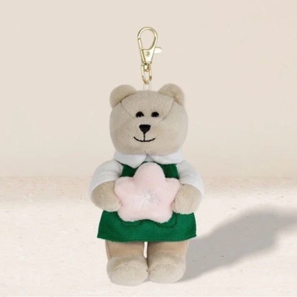 🌺 starbucks sakura cherry blossom 2026 spring bear bearista keychain